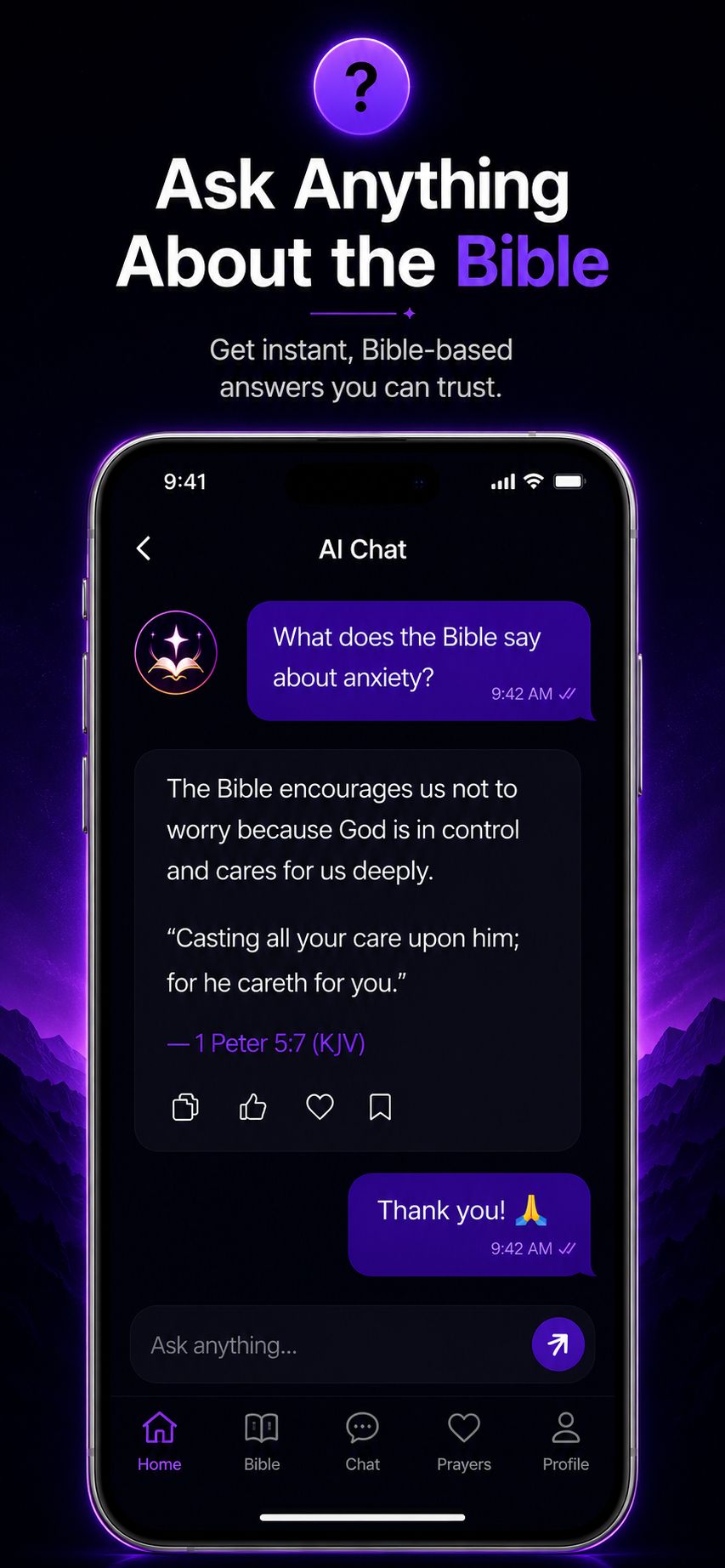 Bible AI Guide - Ask Anything About the Bible